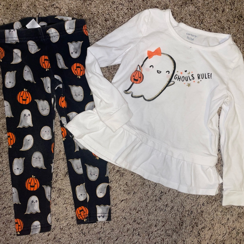 3T Girls Halloween 2-piece set